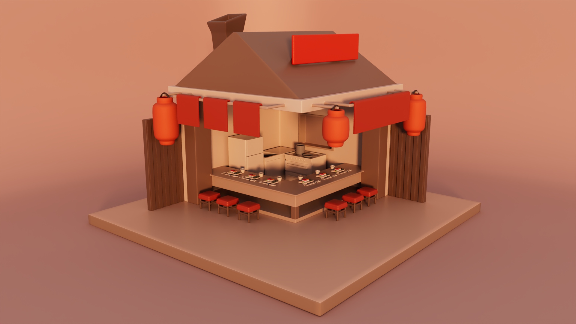 Ramen stall